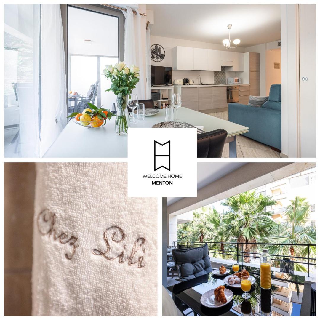 Studio Centre Terrasse Climatisation 50M Plage Menton Exterior photo